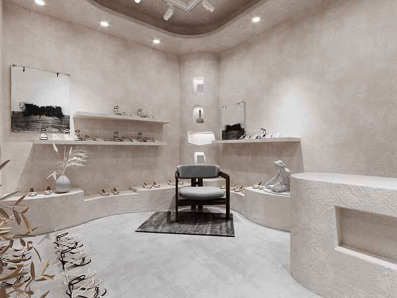 北京昌平區(qū)不規(guī)則店面裝修設計圖
